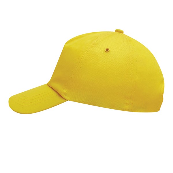 5-Panel-Cap Racing - Gelb