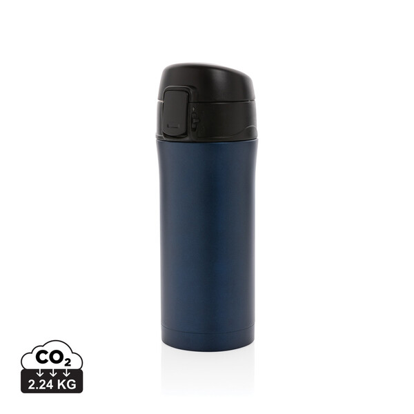 Mug à verrouillage facile métallique mat - Bleu