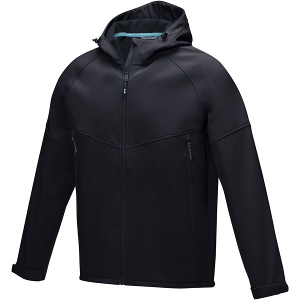 Coltan Softshelljacke aus recyceltem Material für Herren - schwarz / M