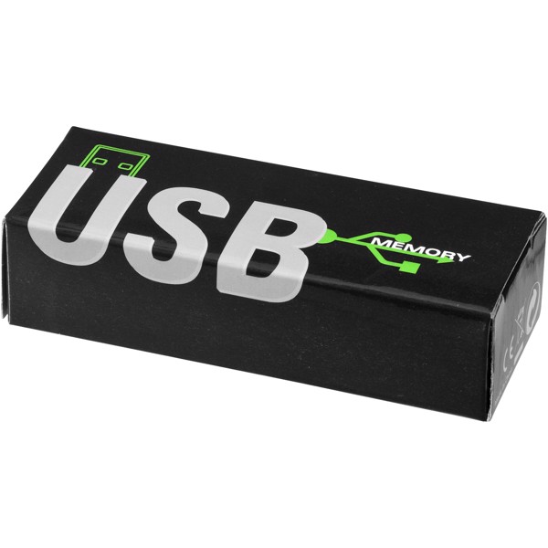 Clé USB 2 Go Rotate-basic - Noir / Argent