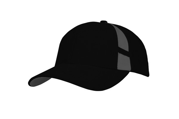 4096 - baseball cap - black/white