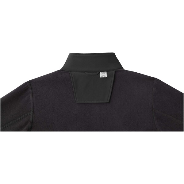 Orion men's GRS recycled softshell jacket - Black / 2XL