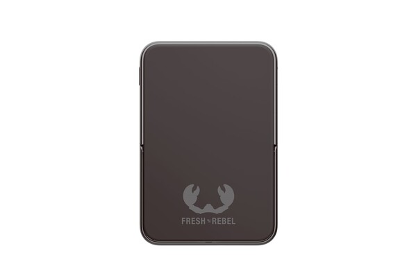 Fresh 'n Rebel Batterie externe sans fil 10000 mAh compatible MagSafe - Gris foncé