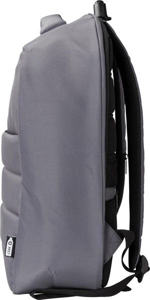 rPET polyester (300D) laptoprugzak Calliope - grijs