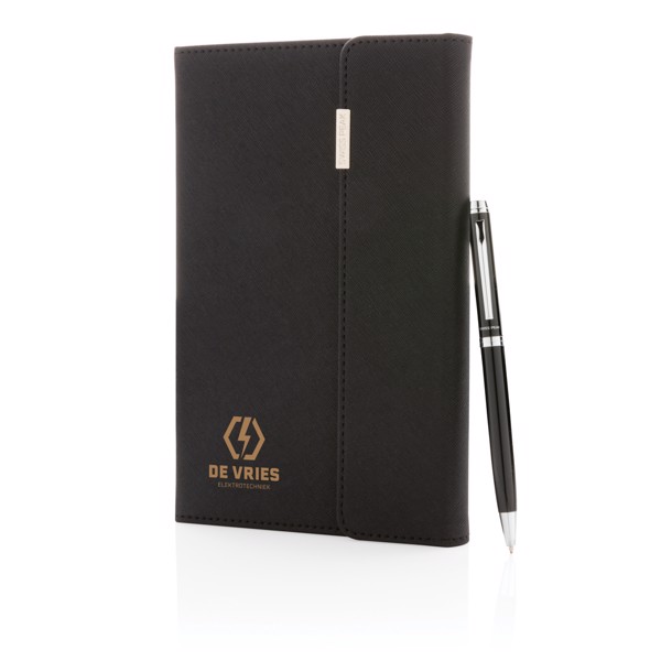 XD - Swiss Peak deluxe A5 notebook and pen set