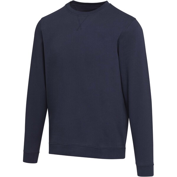 Maglione a girocollo unisex in tessuto biologico riciclato certificato OCS da 280 g/m² Jasper - Navy / L