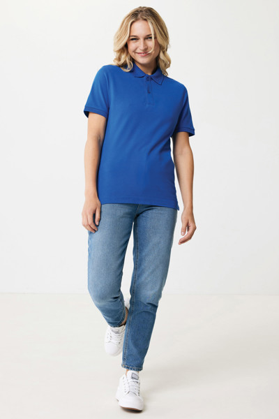 Iqoniq Yosemite polo majica, recikliran, organski bombaž, 220 g/m² - Kraljeva modra / 5XL