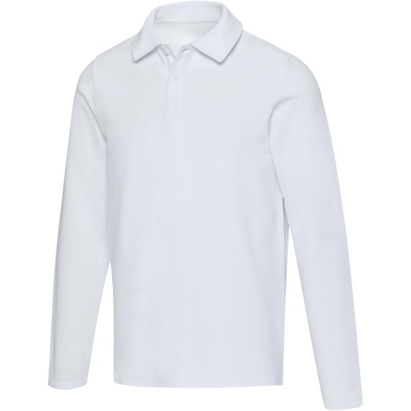 Polo unisex de manga larga "Apollo" - Blanco / M