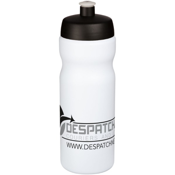 Bouteille de sport Baseline® Plus 650ml - Blanc / Noir