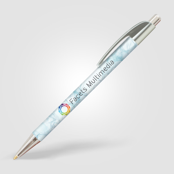 Stylo Lebeau Chrome - Argent / Impression 360