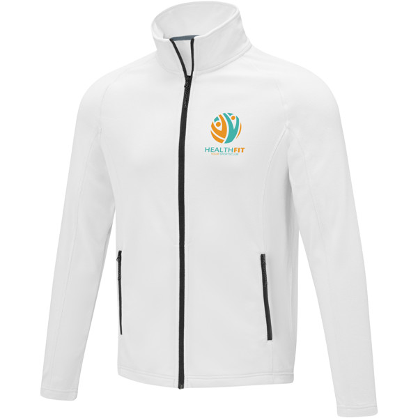 Zelus men's fleece jacket - White / 3XL