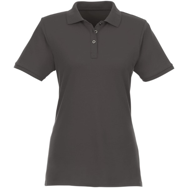 Polo bio recyclé manches courtes femme Beryl - Gris storm / M