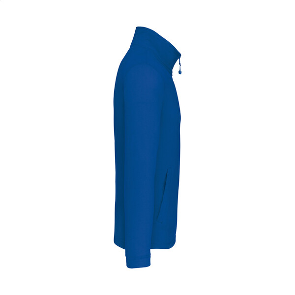 Veste polaire à fermeture éclair longue KA9102 - Bleu / M
