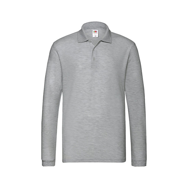 Polo Adulto Premium Long Sleeve - Blanco / L