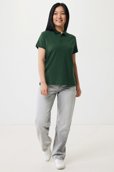 Dámské polo tričko Iqoniq Yosemite z recykl. bavlny - Forest Green / XXS