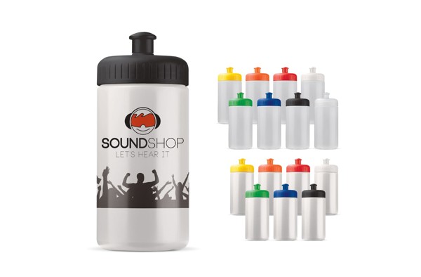Toppoint sports bottle 500ml, bio-plastic - White / White