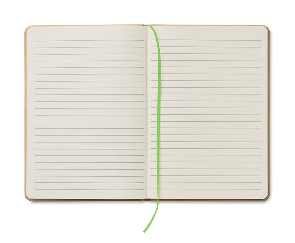 Carnet A5 en carton recyclé Everwrite - lime