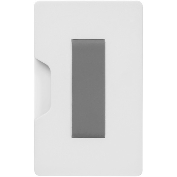 Tarjetero con protección RFID "Shield" - Blanco