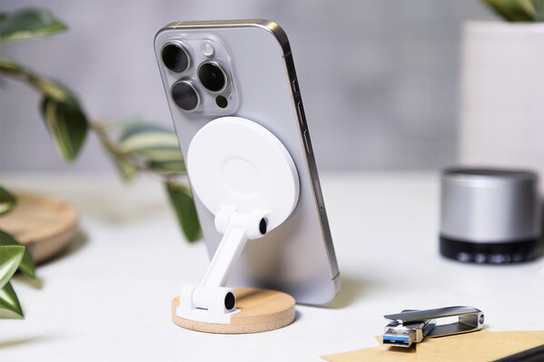 Magnetic Mobile Holder Magba - White