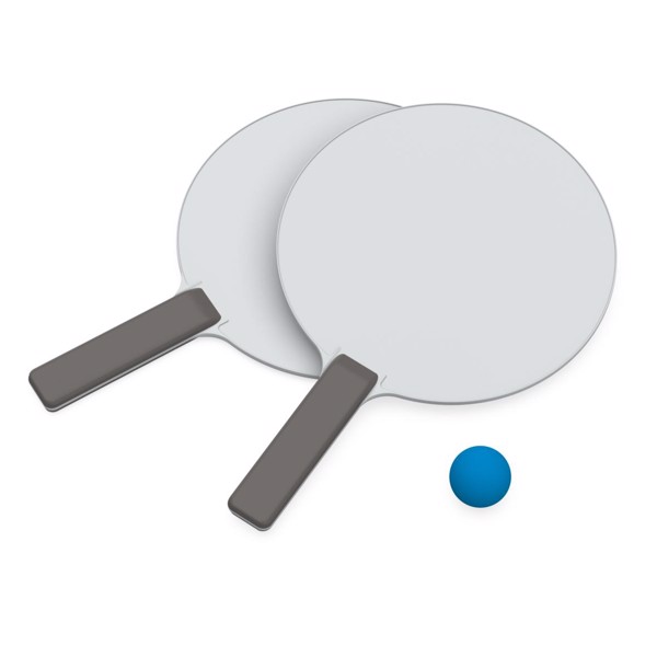 Beachball-Set "Sun" - Weiss / Grau