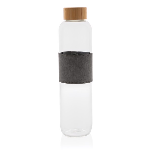 Xd Collection glass bottle,750ml bamboo lid