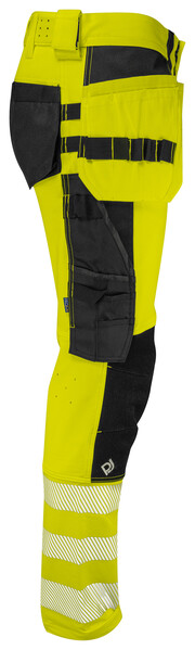 6571 Waistpant Stretch Yellow/black C148