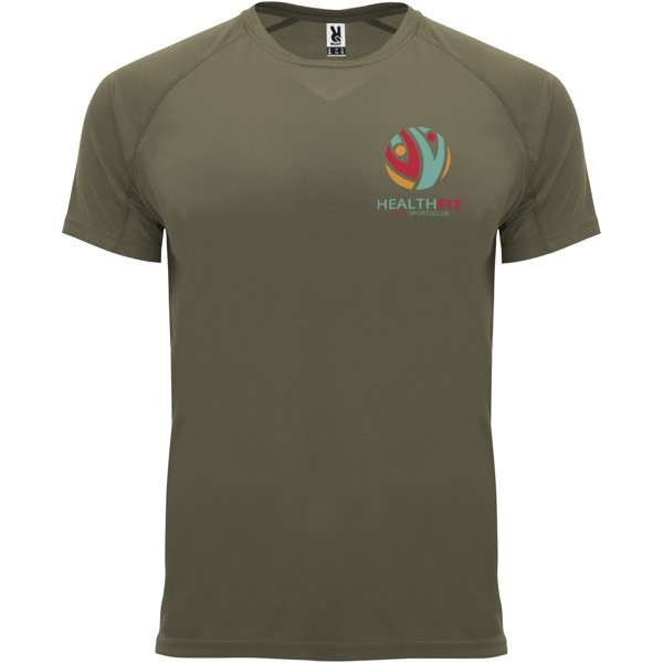 T-shirt Bahrain en maille piquée à manches courtes pour homme - Militar Green / 2XL