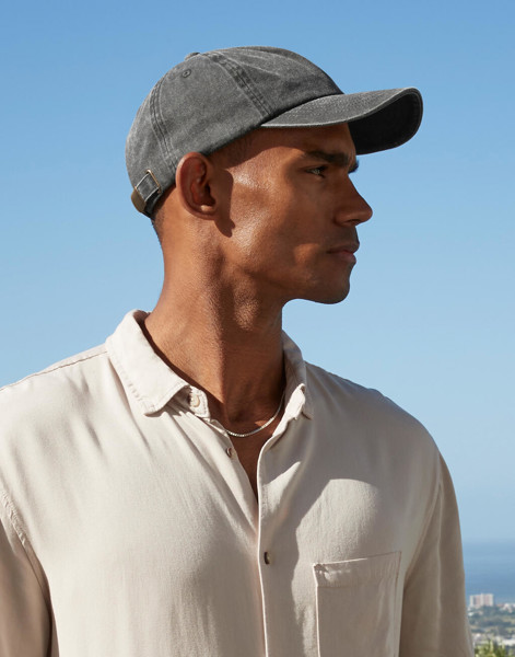 Relaxed 5 Panel Vintage Cap - Vintage Black / ONE SIZE