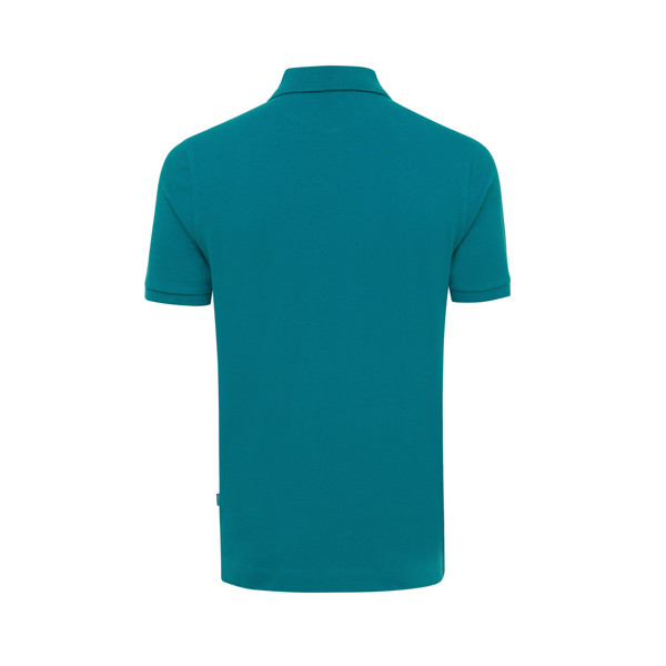 Polo en coton piqué et recyclé Iqoniq Yosemite - Verdigris / XL