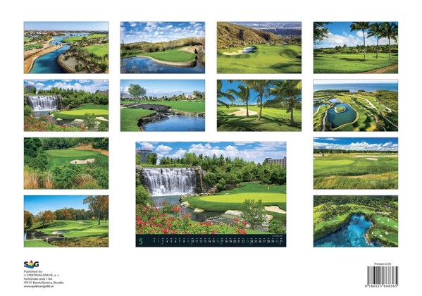 Nástenný Kalendár Golf 2027