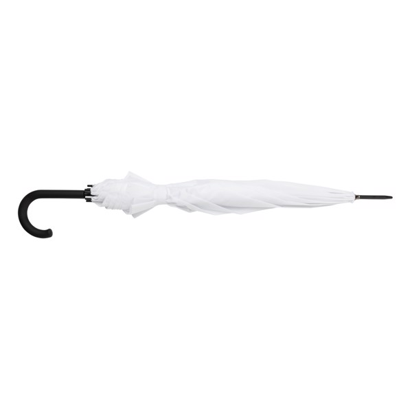 23" Impact AWARE™ RPET 190T standard auto open umbrella - White