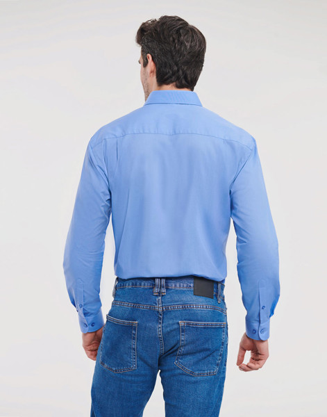 Poplin ShirtLS - White / 2XL