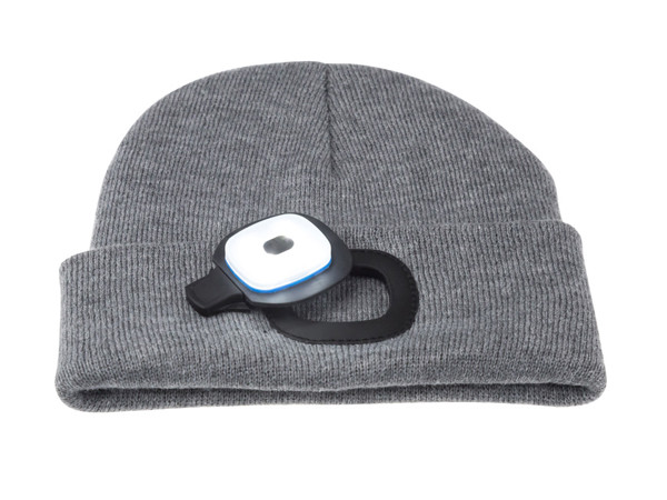 Hat with LED light