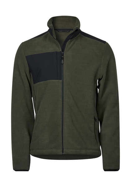 Mountain Fleece - Deep Green / Black / S
