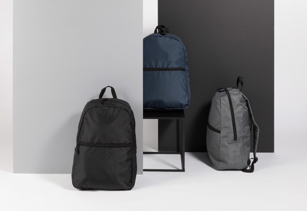 Sac à dos en rPET Impact AWARE™ - Bleu Marine