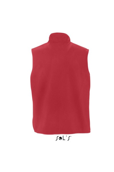 Sol's Norway - Unisex Sleeveless Fleece Cardigan - Red / S