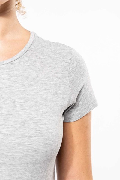 Ladies' Short-Sleeved Crew Neck T-Shirt - White / S
