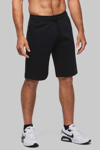 Adult Fleece Multisport Bermuda Shorts - Black / M