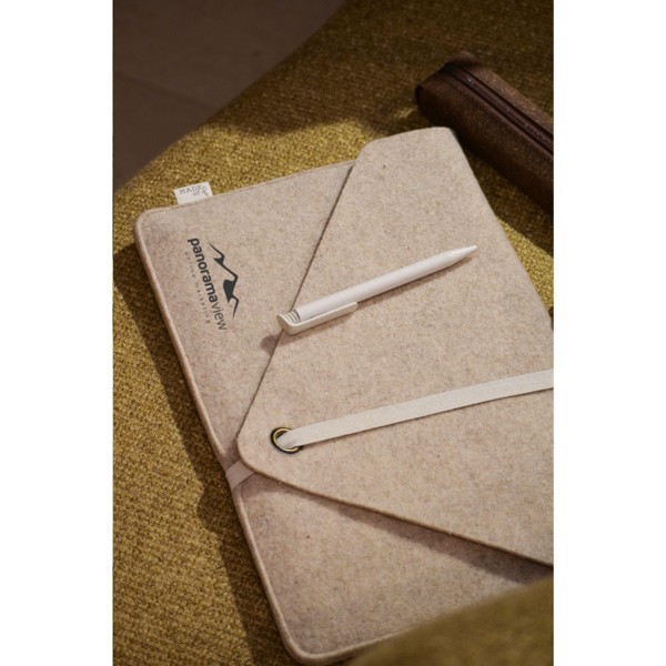 Recycled Felt Laptop Sleeve 15/16p - beige