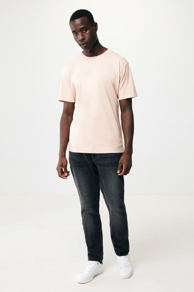 Iqoniq Kakadu relaxed recycled cotton t-shirt - Peach Nectar / S