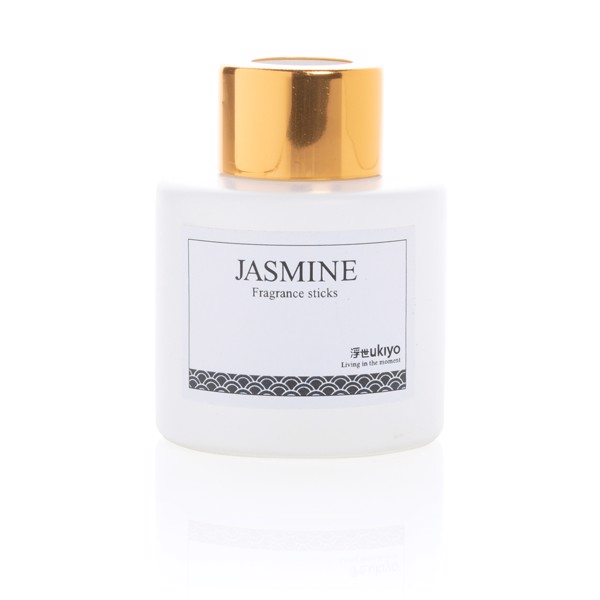 Ukiyo incense sticks, jasmine scent, 50ml - White