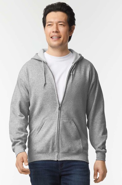 HEAVY BLEND™ ADULT FULL ZIP HOODED SWEATSHIRT