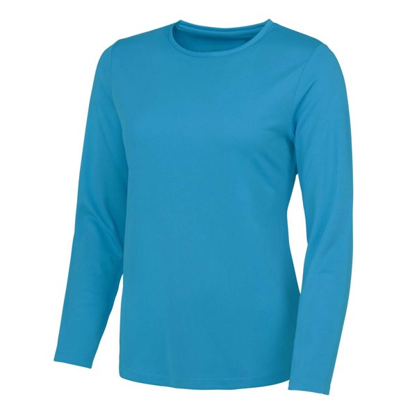 Women's Long Sleeve Cool T - Sapphire Blue / M