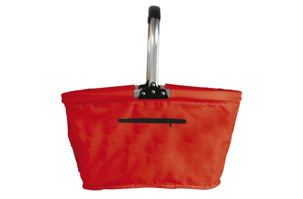 Foldable picnic basket 2-in-1 cooling bag - Red