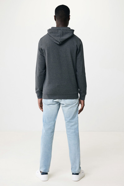 Iqoniq Torres recycled cotton hoodie undyed - Heather Anthracite / XXXL