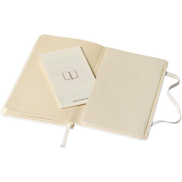 Classic PK hard cover notebook - ruled - White