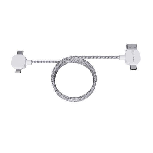 Urban Vitamin Stockton magnetski kabel 65W od RCS RTPE/RPET materijala - Bijela