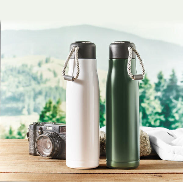 Bottiglia doppio strato 500ml Cordle - Verde Scuro
