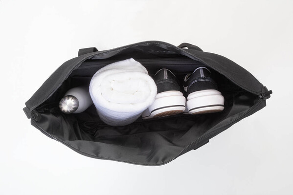 Cestovní taška z recyklované plátno Rebyss Travel - Černá