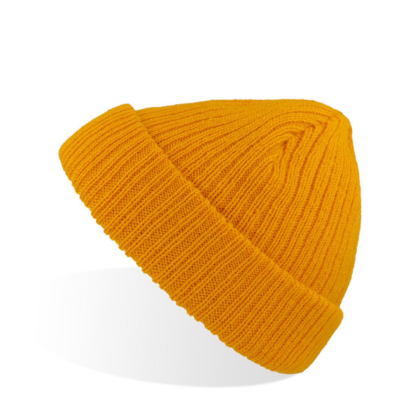 Gorro Docker, 80% Acrílico/ 20% Poliéster - Amarelo